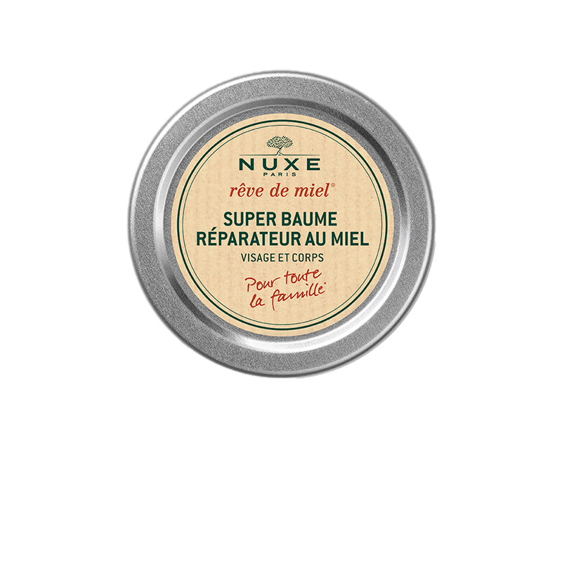 Protect his skin as well as that of his family with the Super healing balm with honey for the face and body of the laboratory Nuxe.