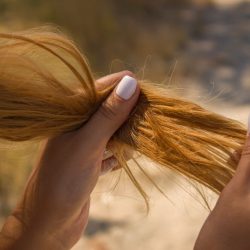 brittle and weakened hair