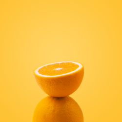 l'image représente une orange, orange douce, essence d'orange douce