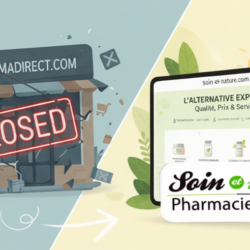 Fermeture du site parapharmadirect et redirection vers l’alternative en ligne soin-et-nature.com