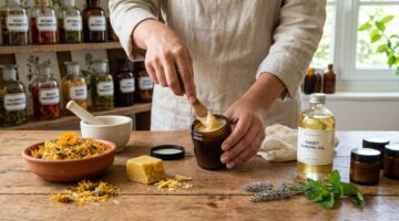 Como utilizar a fitoterapia no cuidado da pele: pomadas, cremes e cataplasmas?
